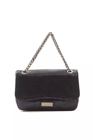 Chic Blue Leather Crossbody Elegance